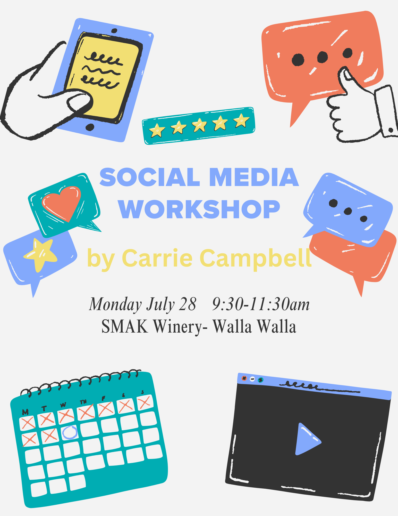 Social Media Workshop - Walla Walla