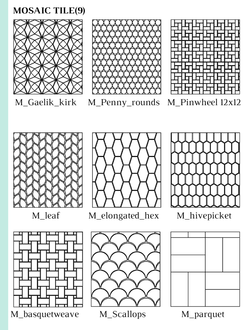 60 Hatch Patterns Library Designers CAD4interiors