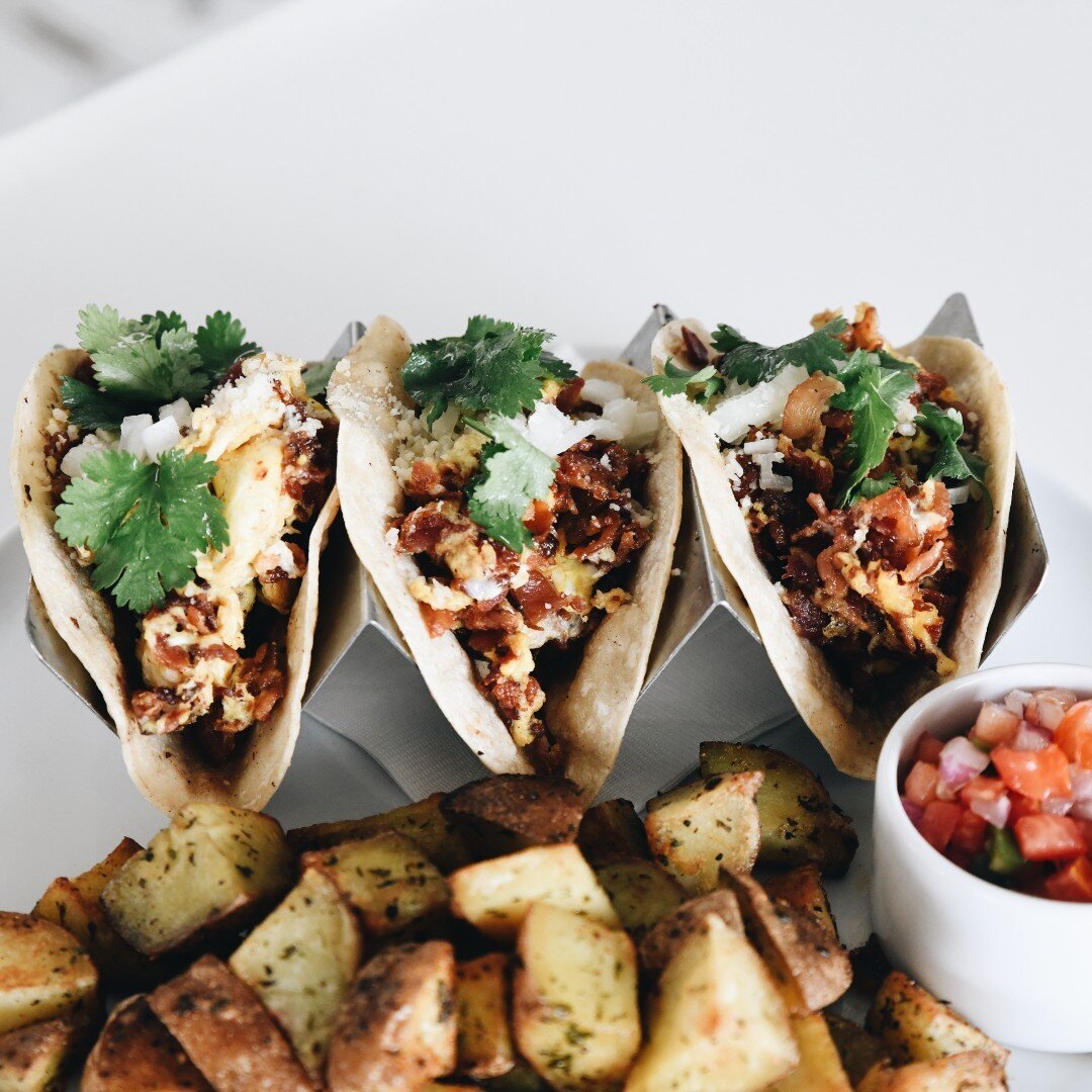 It's always a good day for tacos! 🌮 Here at The Mixx, you can have your choice of steak, chicken, pork, tilapia, grilled portobello mushrooms or organic tofu. See you soon!