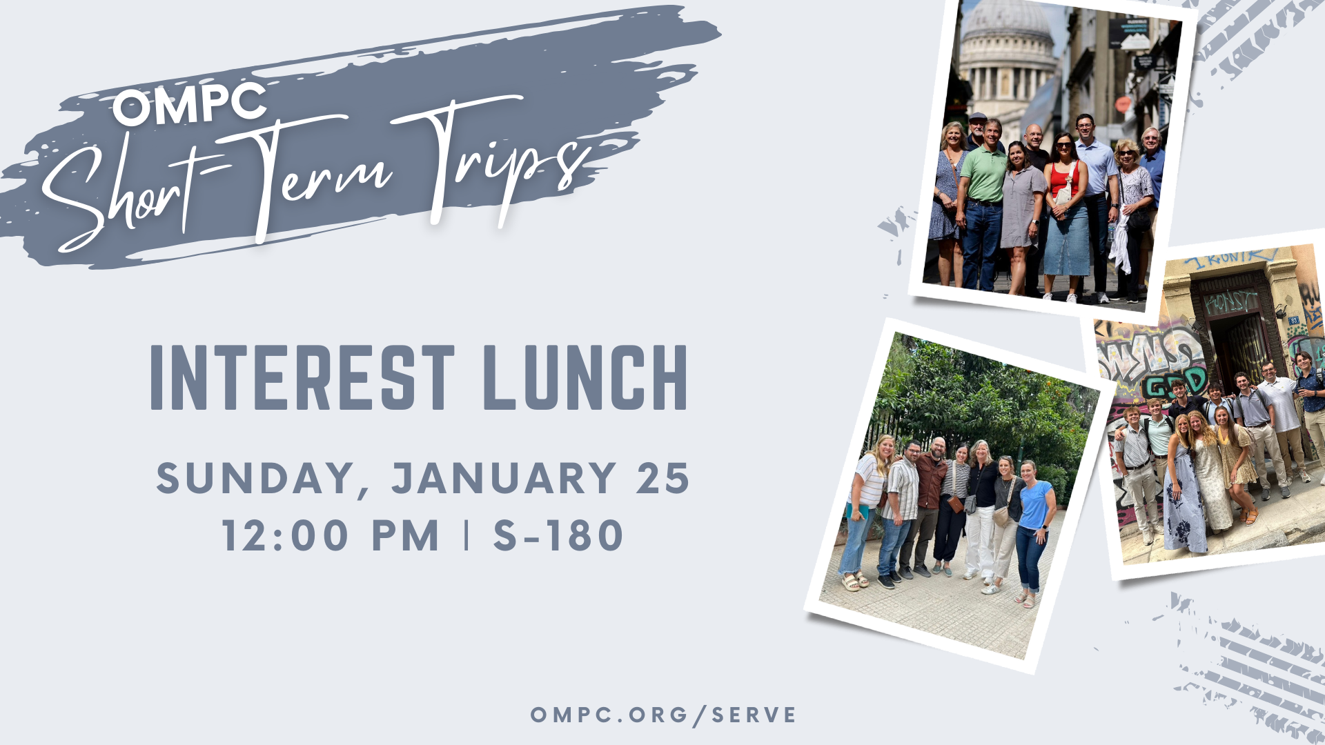 Short-Term Trip Informational Lunch