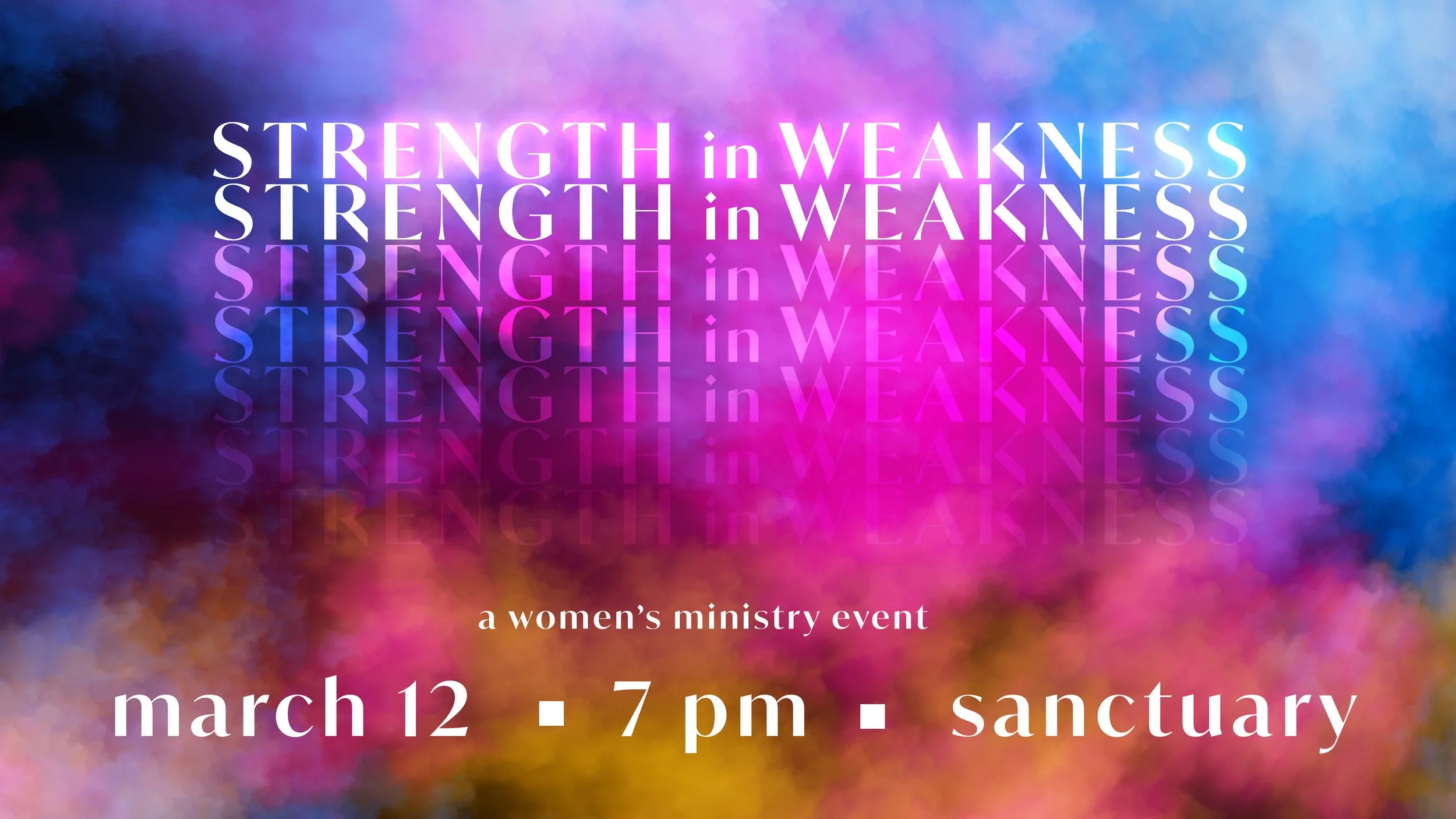 Women's Strength in Weakness