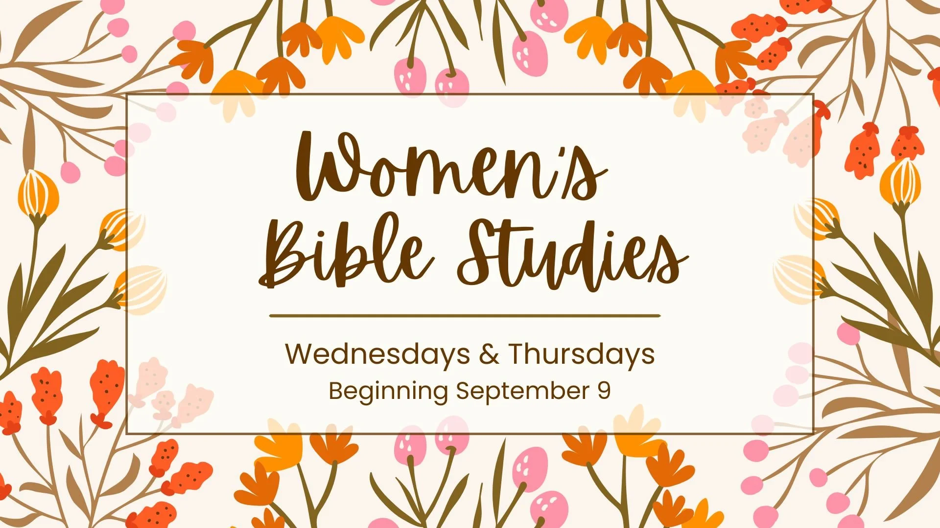 Women's Bible Studies