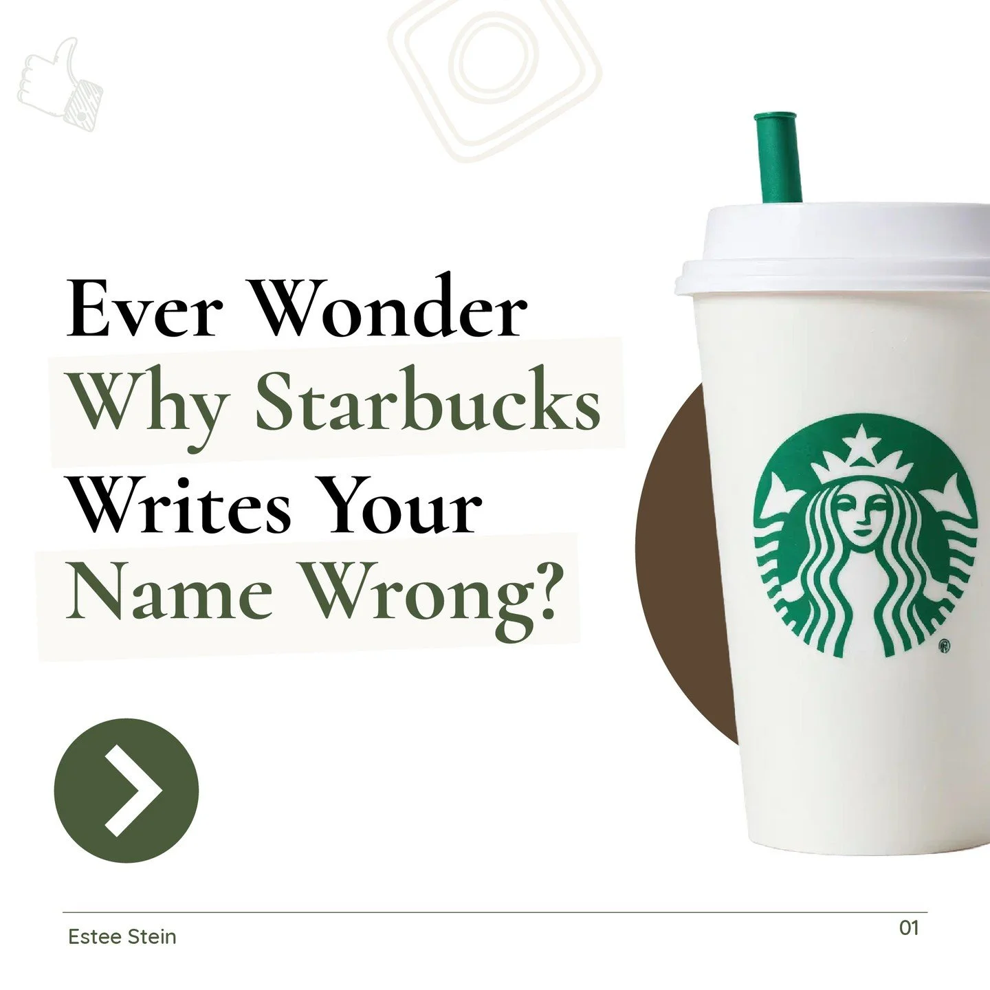Starbucks isn&rsquo;t &ldquo;bad&rdquo; at spelling your name. ⁠
They&rsquo;re brilliant at making you talk about them. ☕✨⁠
⁠
Tell me what&rsquo;s your brand&rsquo;s Starbucks-name moment below👇⁠
⁠
#consumerpsychology #branddtrategy #marketingtips #