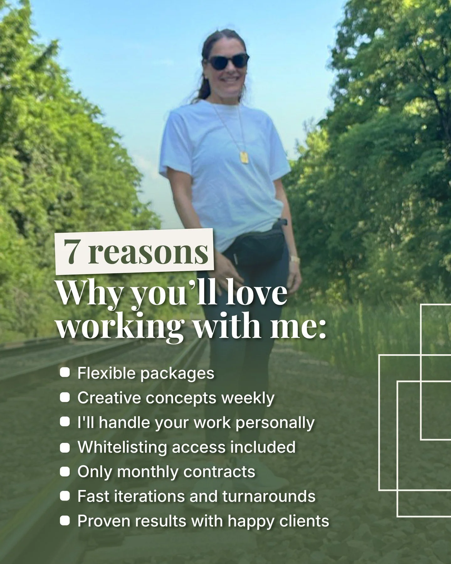 From creative concepts to direct communication and quick turnarounds, my team and I make sure every project feels effortless (and obviously delivers results).⁠
⁠
Just comment below or DM me this post, and let&rsquo;s get in touch to discuss your busi