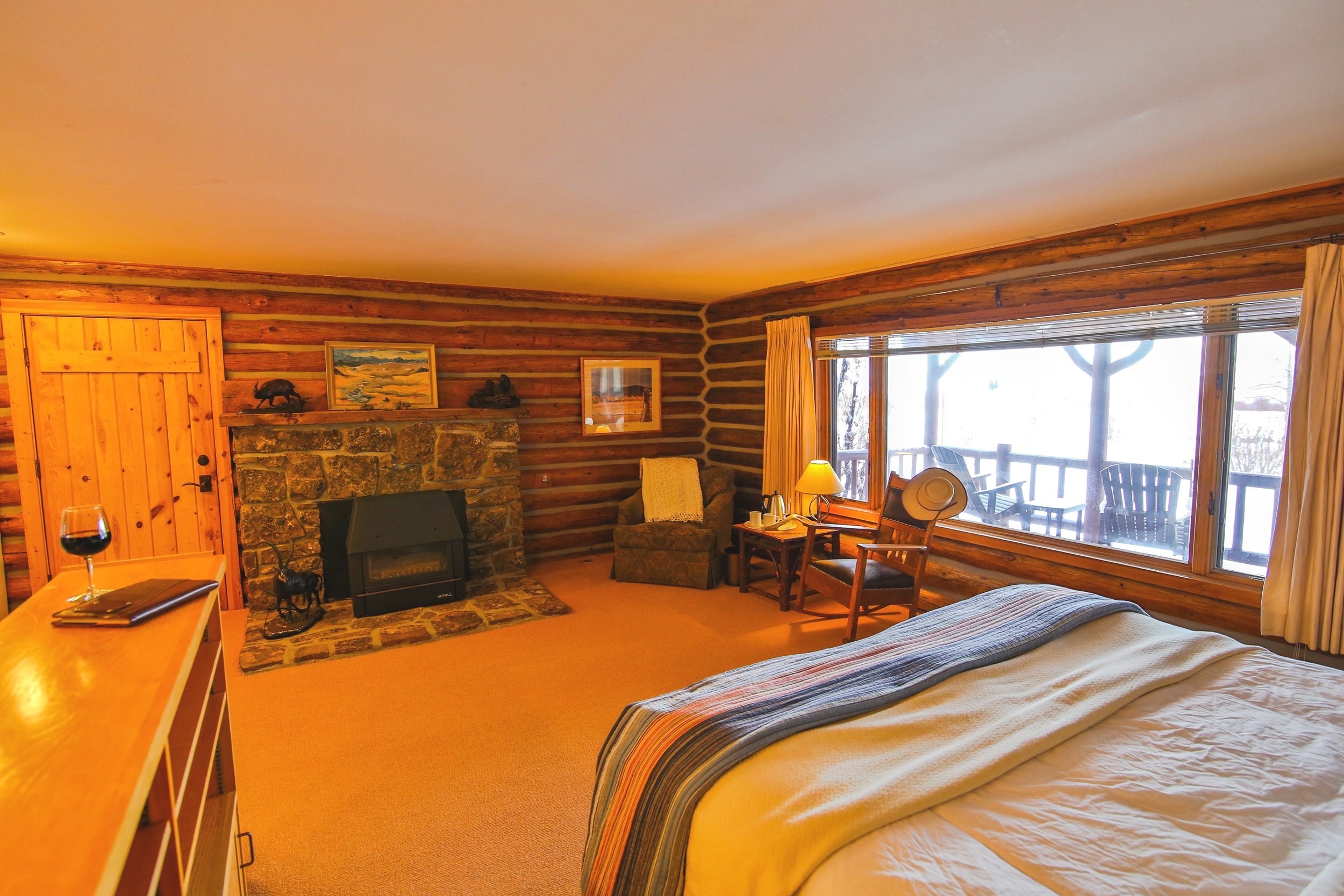 July 12-18 - Main Lodge Master Suite 1 guest private - LUXYOGA MONTANA inc. cc fees