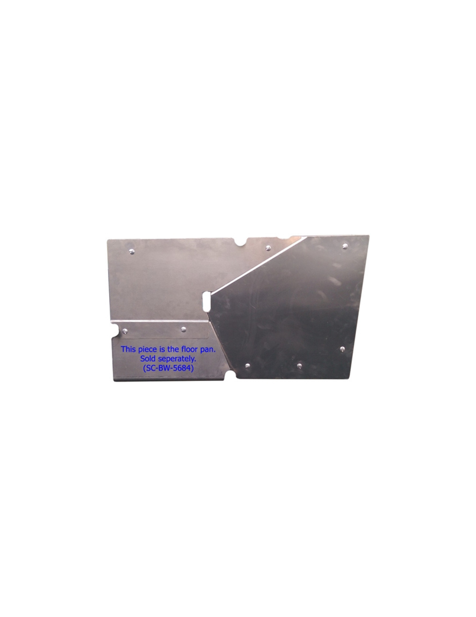 Sprint Car Quick Access Aluminum Left Kick Panel — GreberRacing
