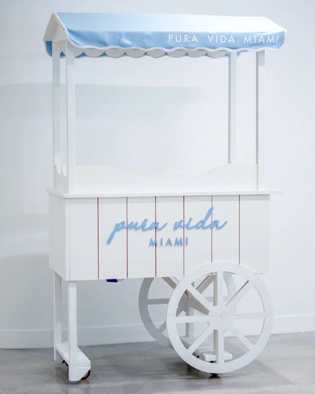 Pura Vida Miami Custom Events Cart