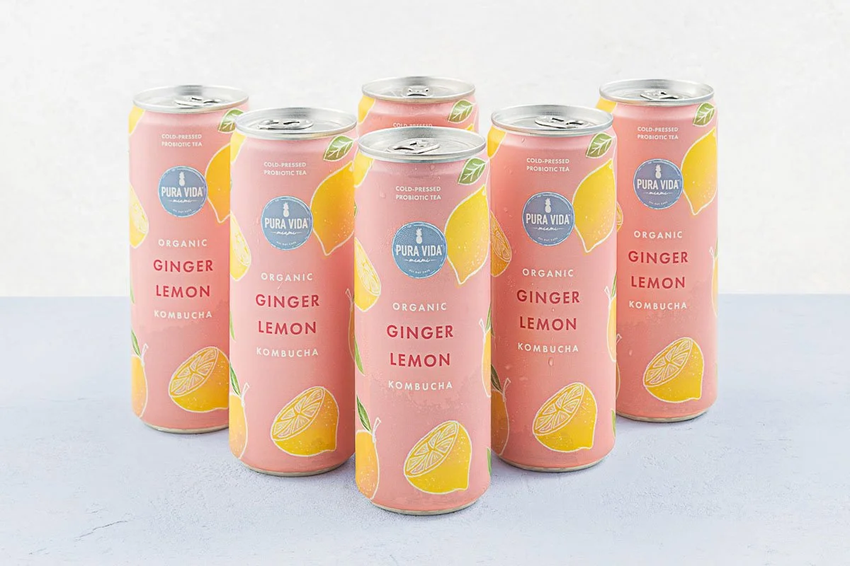 GINGER LEMON KOMBUCHA PACK