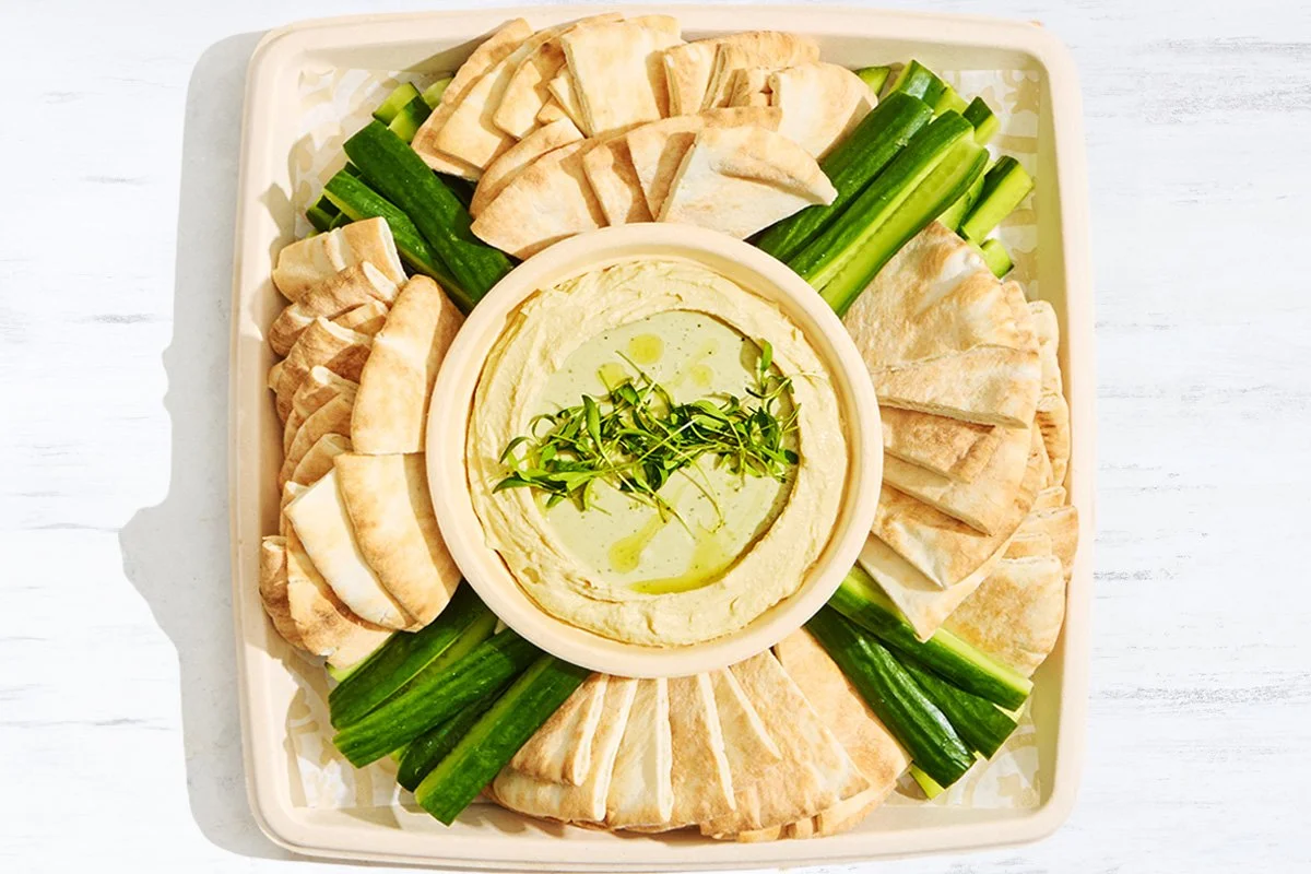 HUMMUS VEGGIES & PITA PLATTER