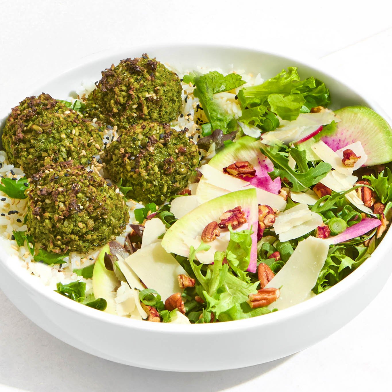 OVEN-BAKED FALAFEL PLATE