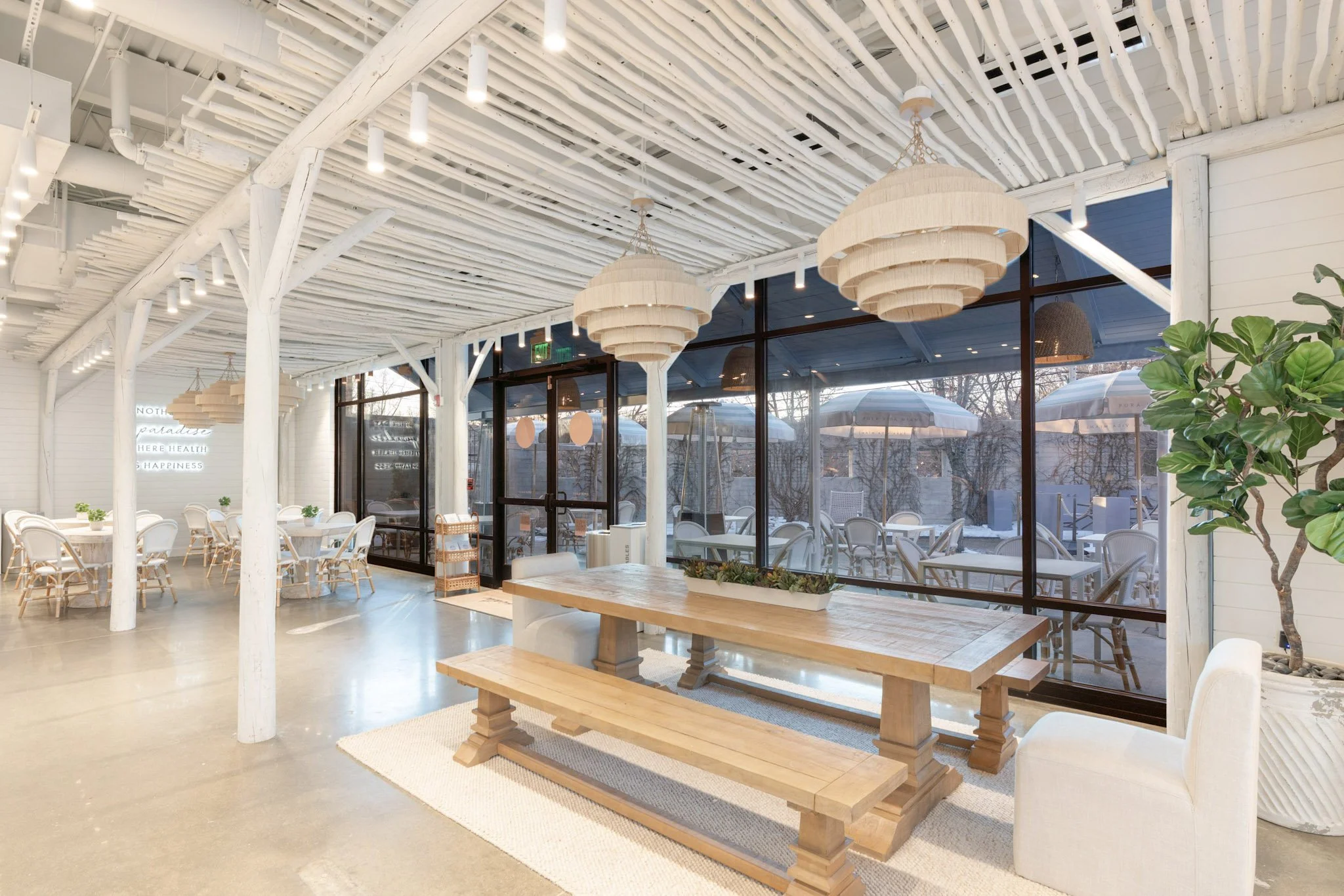 Pura Vida Miami Cabin John indoor space
