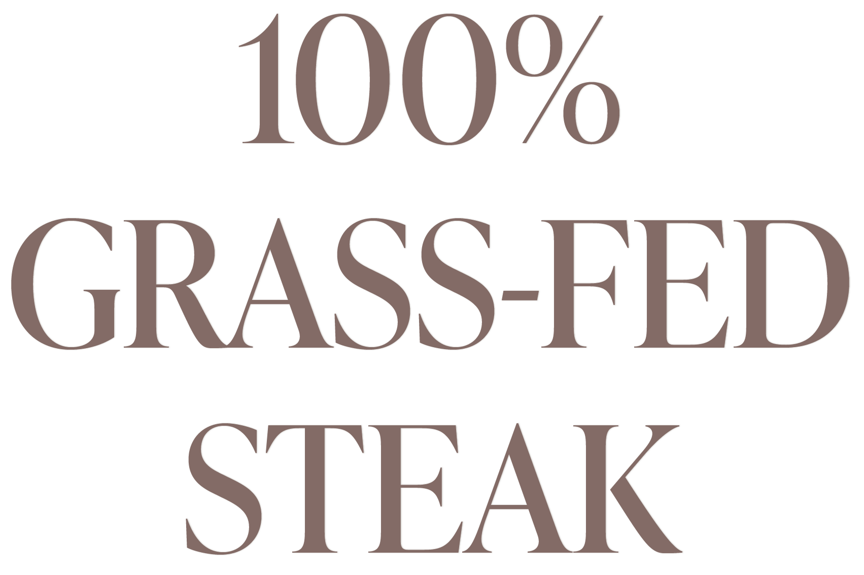 100% Grass-Fed Steak