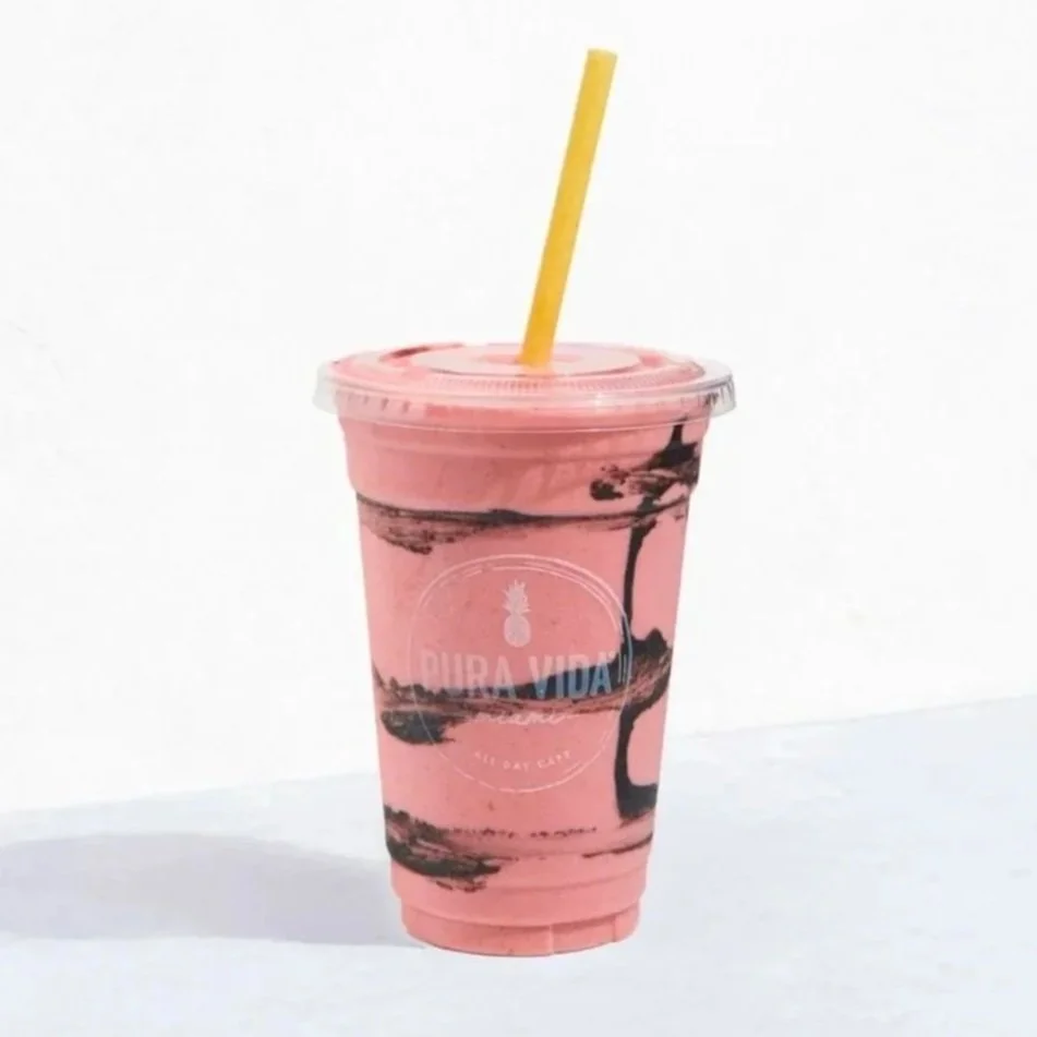 miami vice smoothie in collaboration with Inter Miami CF