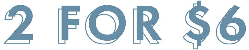 2 for $6