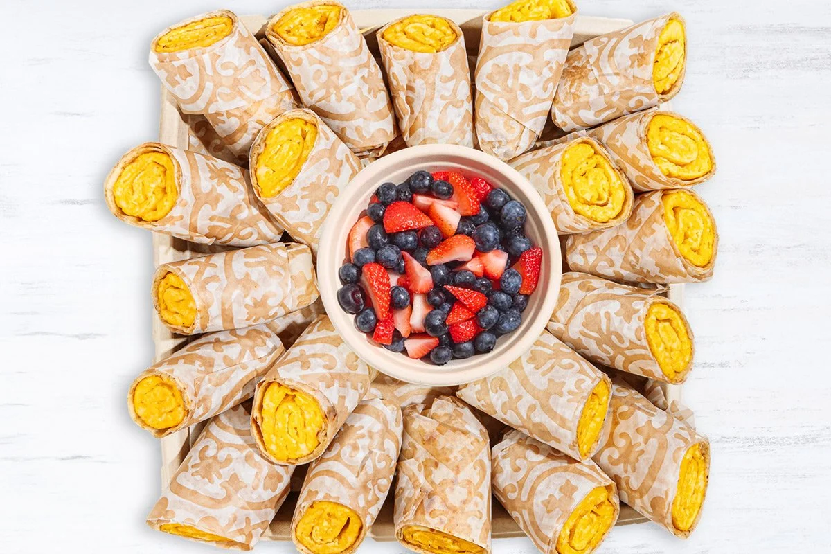 MINI EGG BURRITO PLATTER