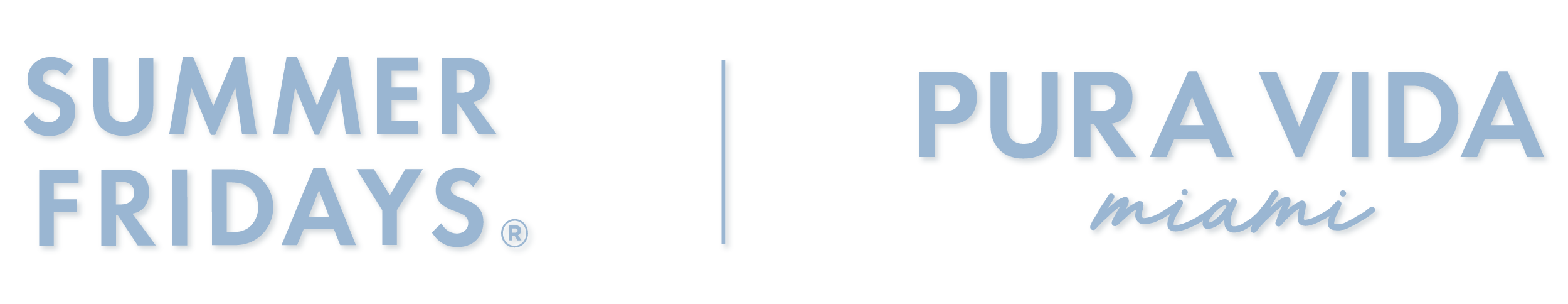 summer fridays and pura vida miami logos