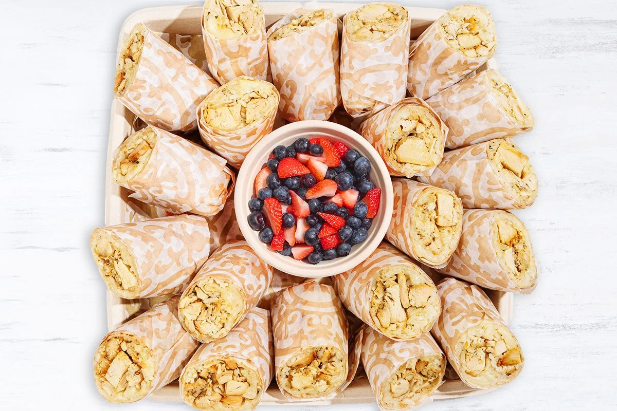 TINY TOASTED CHICKEN PLATTER