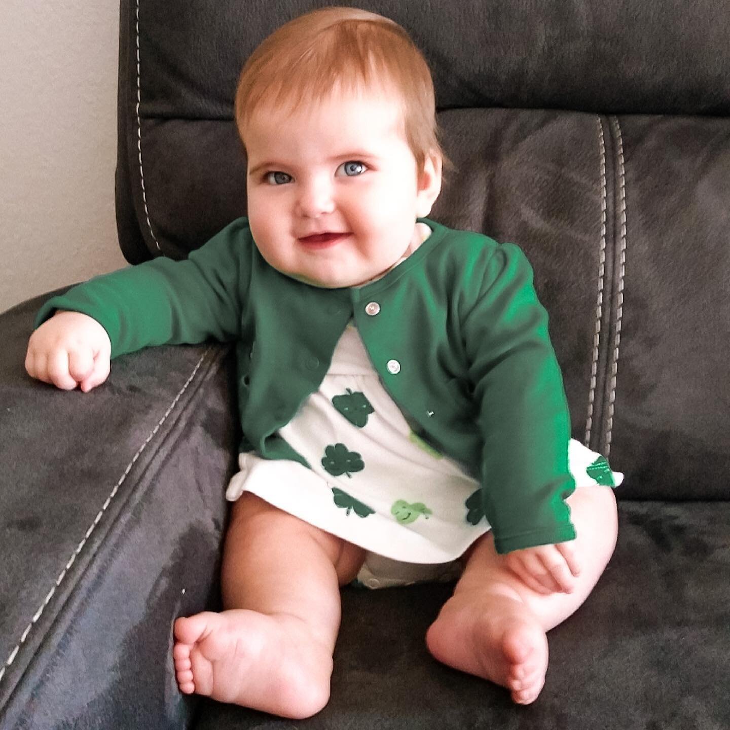 Sweet girls First St. Patrick&rsquo;s Day ☘️