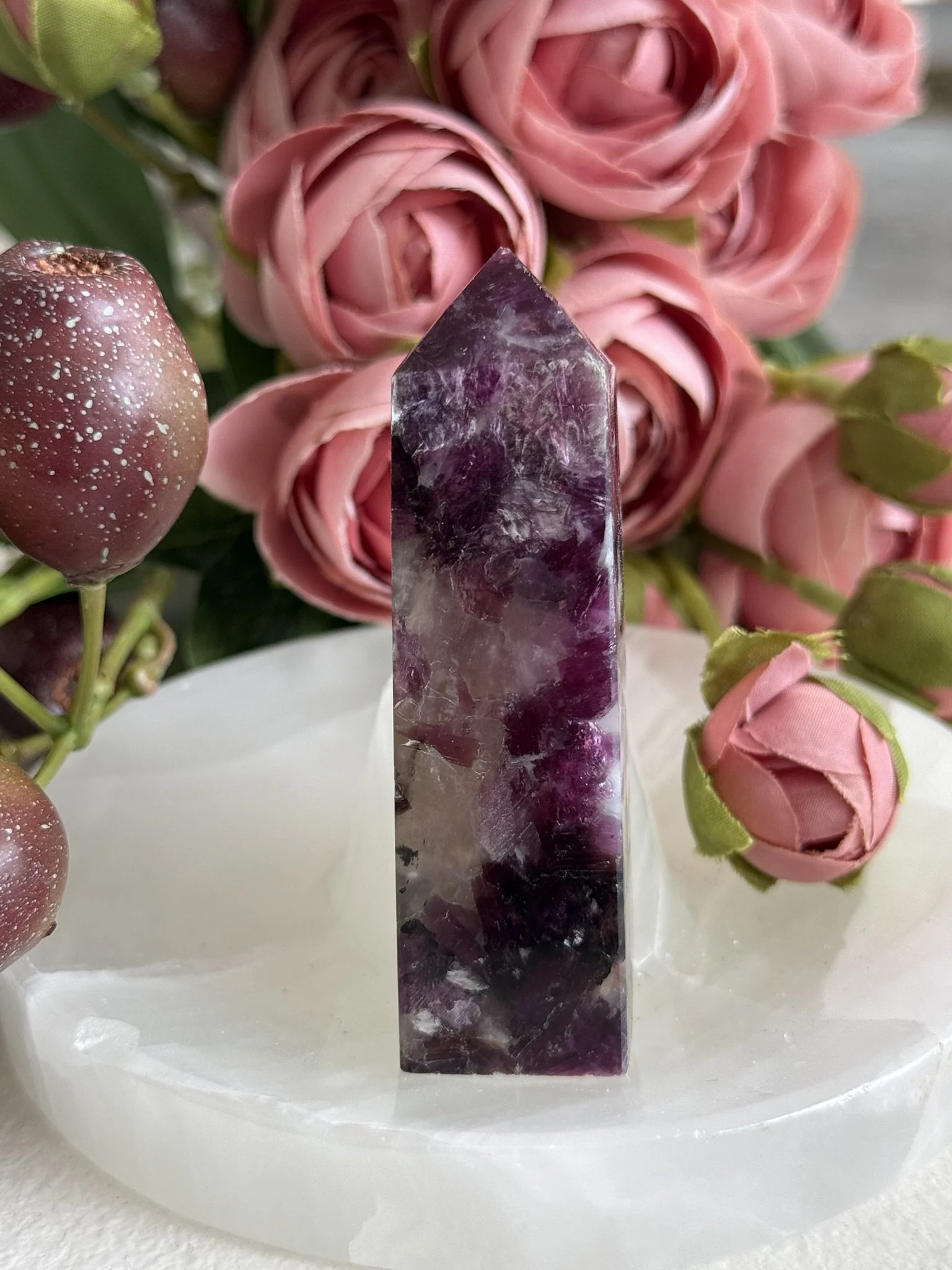 Pink Tourmaline  Obelisk