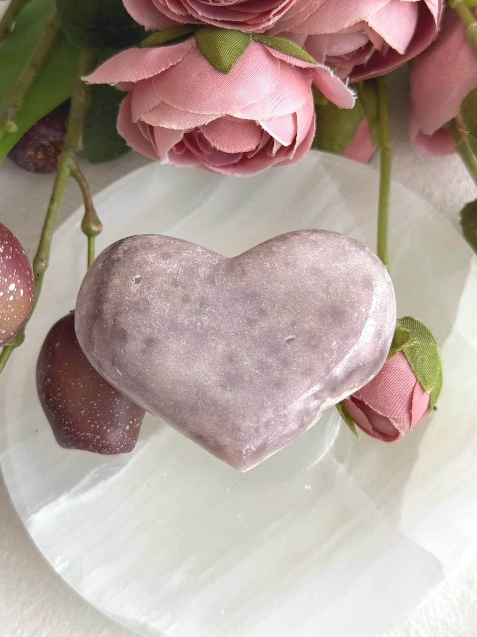 Pink Amethyst Heart - NZ