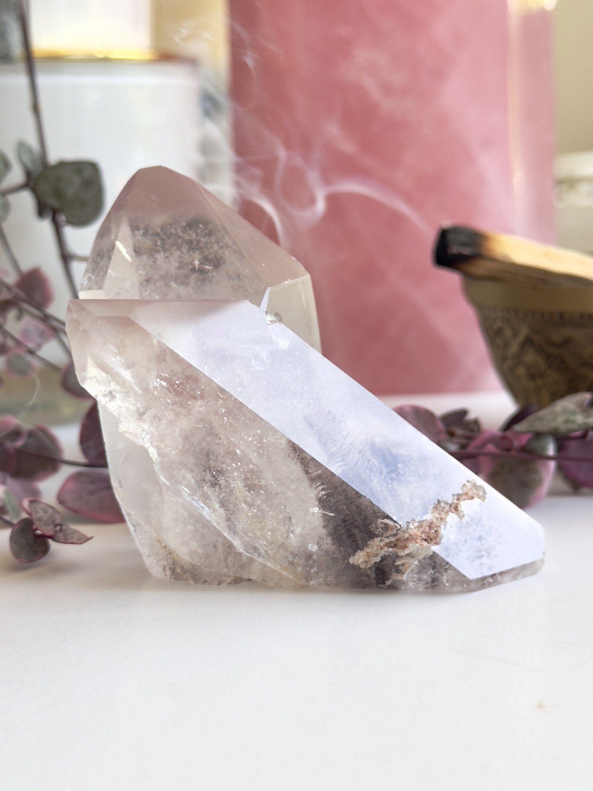 Pink Lithium Quartz - New Zealand - Soul Magnolia