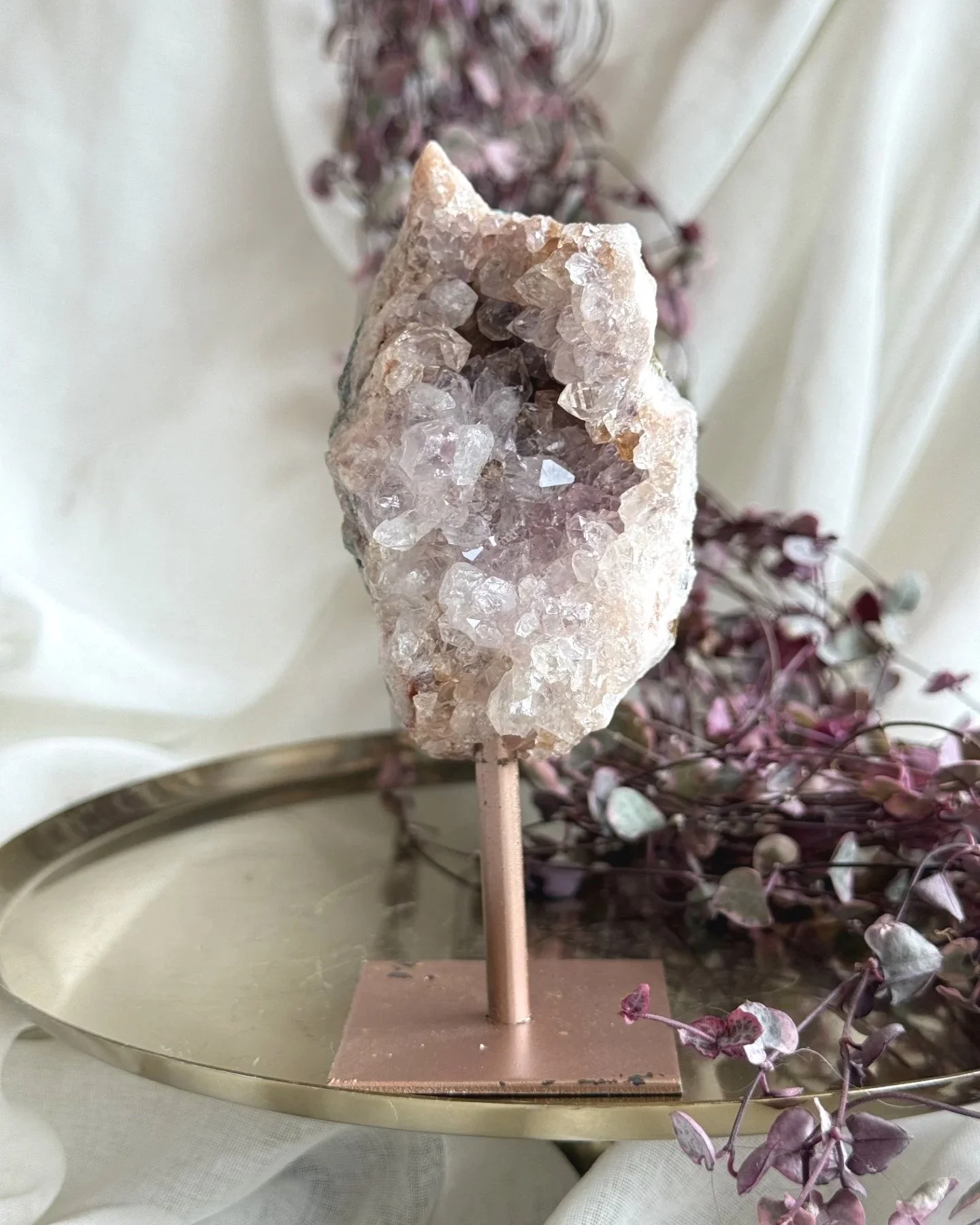 Pink Amethyst Cluster NZ