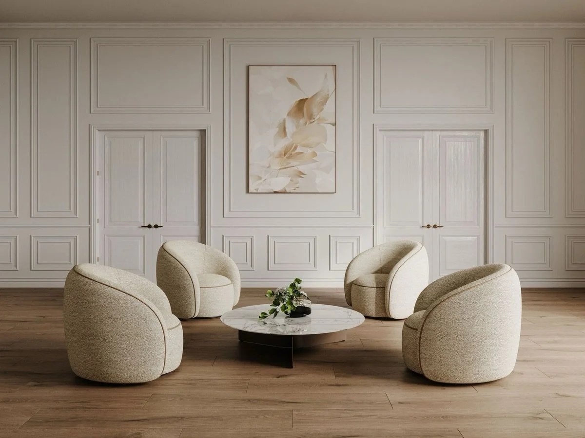Source&rsquo;s Charm Lounge redefines compact seating with sculptural grace and quiet strength, offering a soft landing in any environment. 

With a welcoming presence and curved surfaces that eliminate hard edges, Charm is a modern design solution t