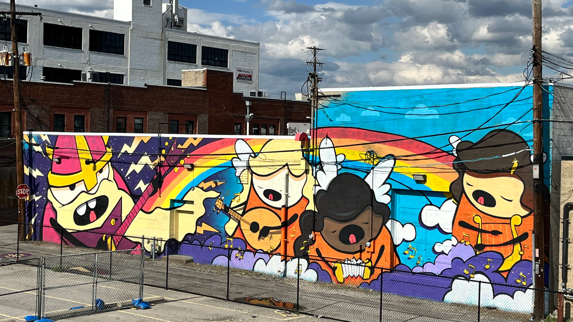 Rainbow Eddä (2023) | Lafayette Mural Alley Project | Columbus, OH