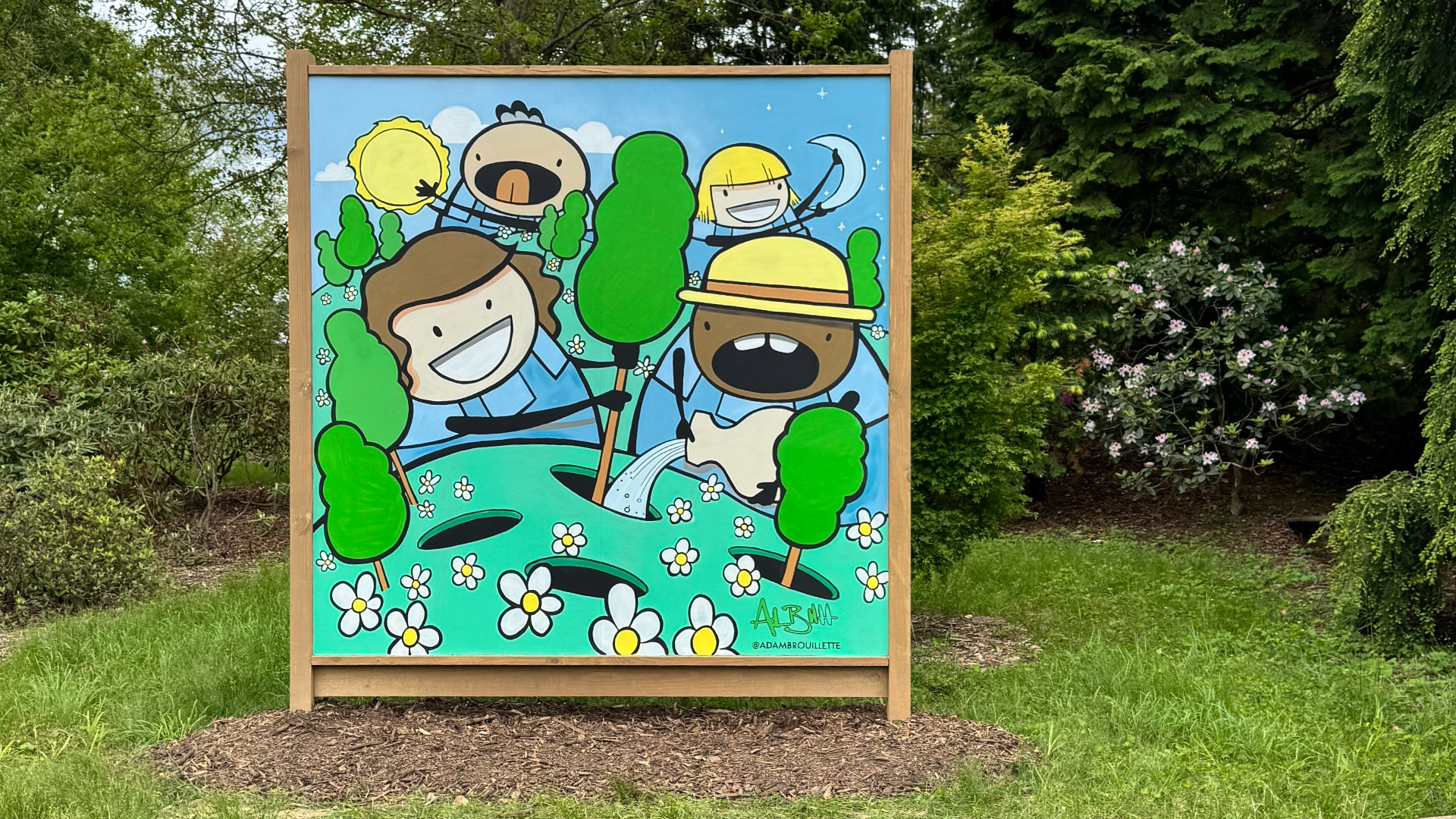 Renewal Crew | Dawes Arboretum Mural Project | Newark, OH