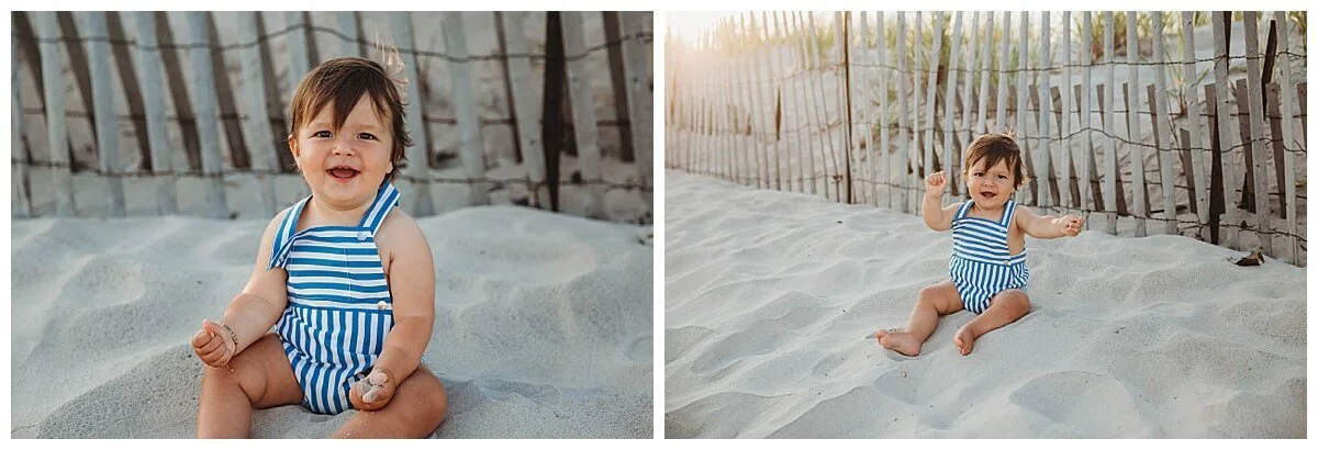 beach first birthday photos