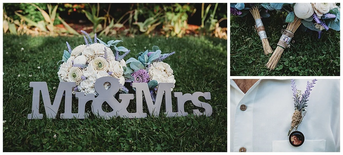 wedding details from an intimate wedding