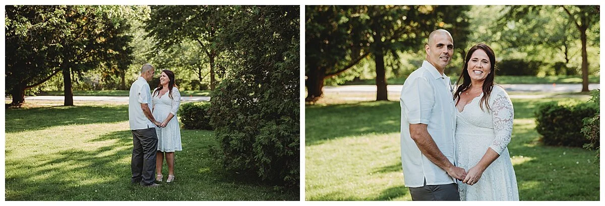 casual wedding portraits