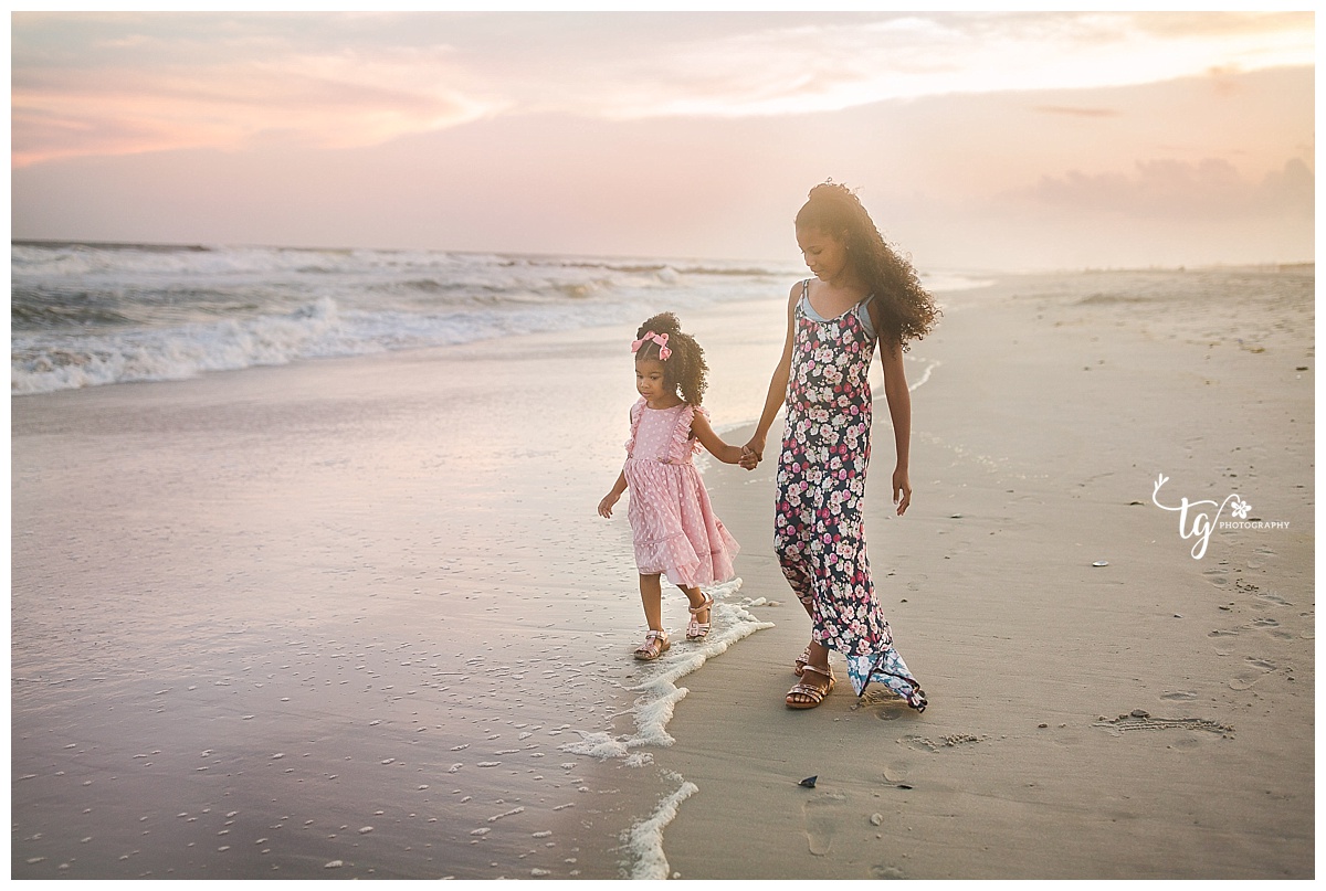 Sunset on the Beach | Beach Family Photographer