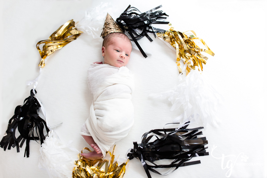 Personalized and Timeless Studio Newborn Session