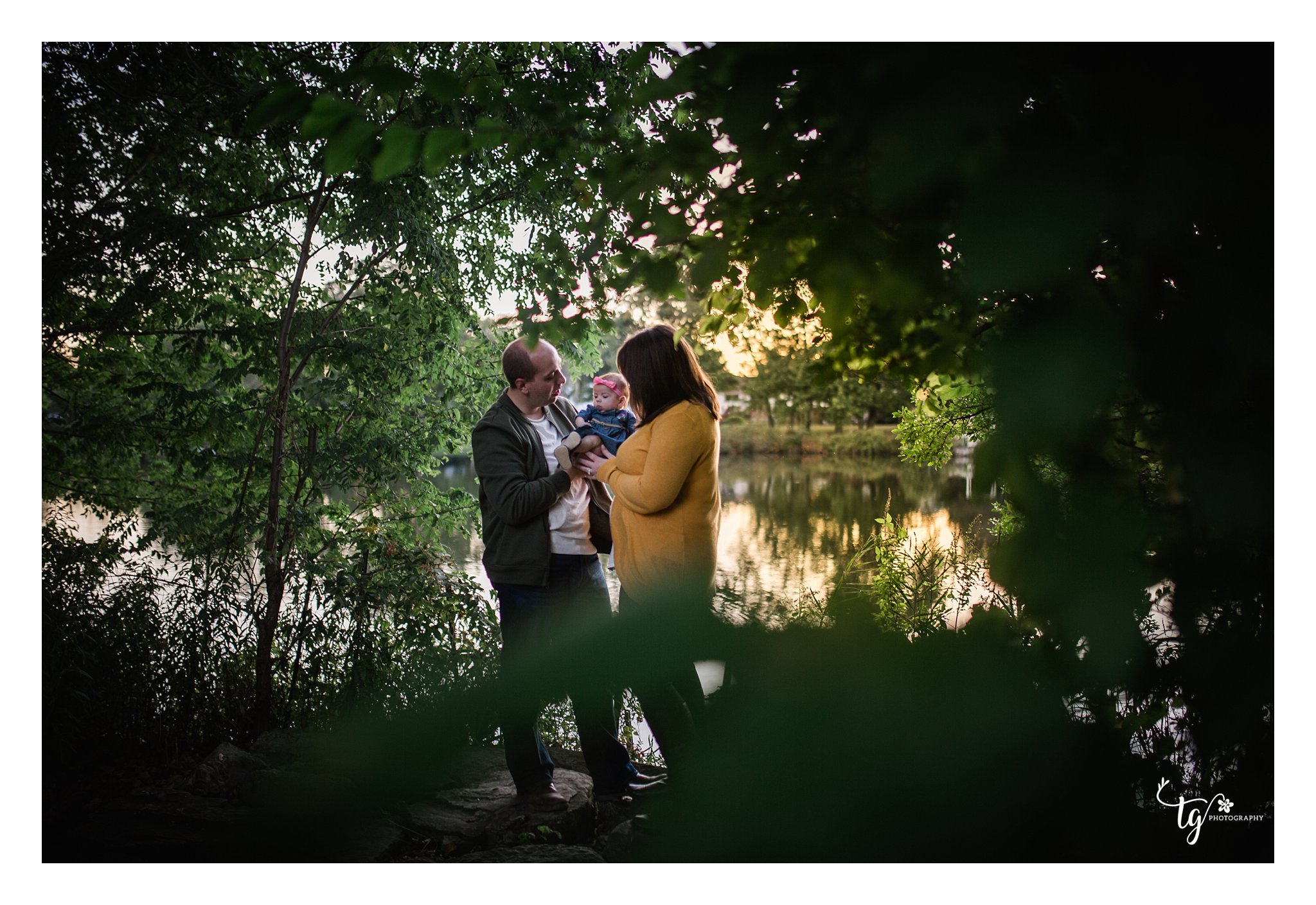 First Family Portrait Session | Fall Family Holiday Photos