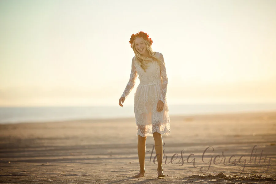 Long Island stylized Boho Senior portrait session