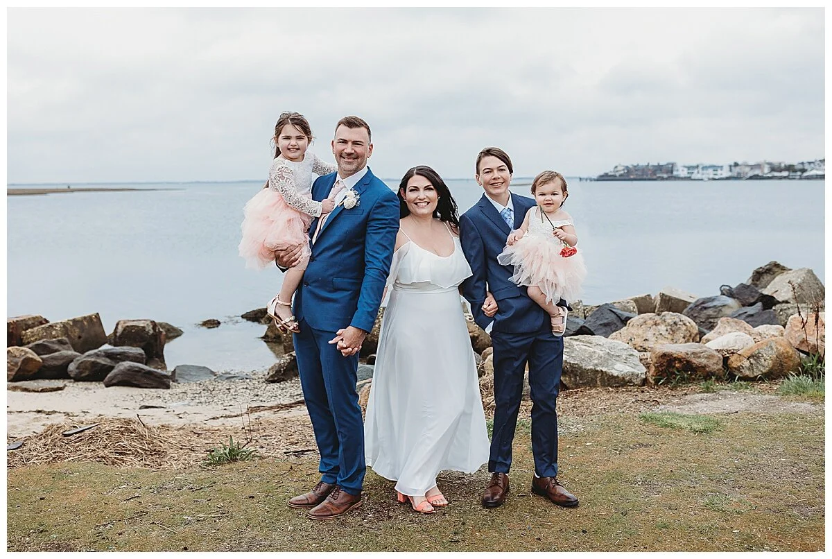 st augustine waterfront small wedding portrait