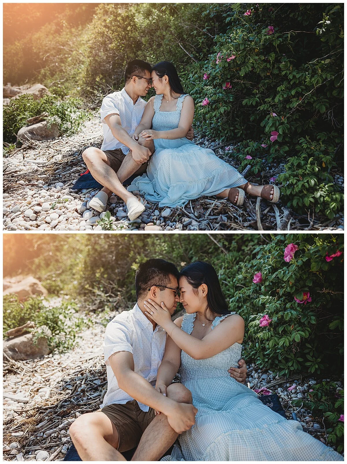 Engagement session on a Beach in st augustine