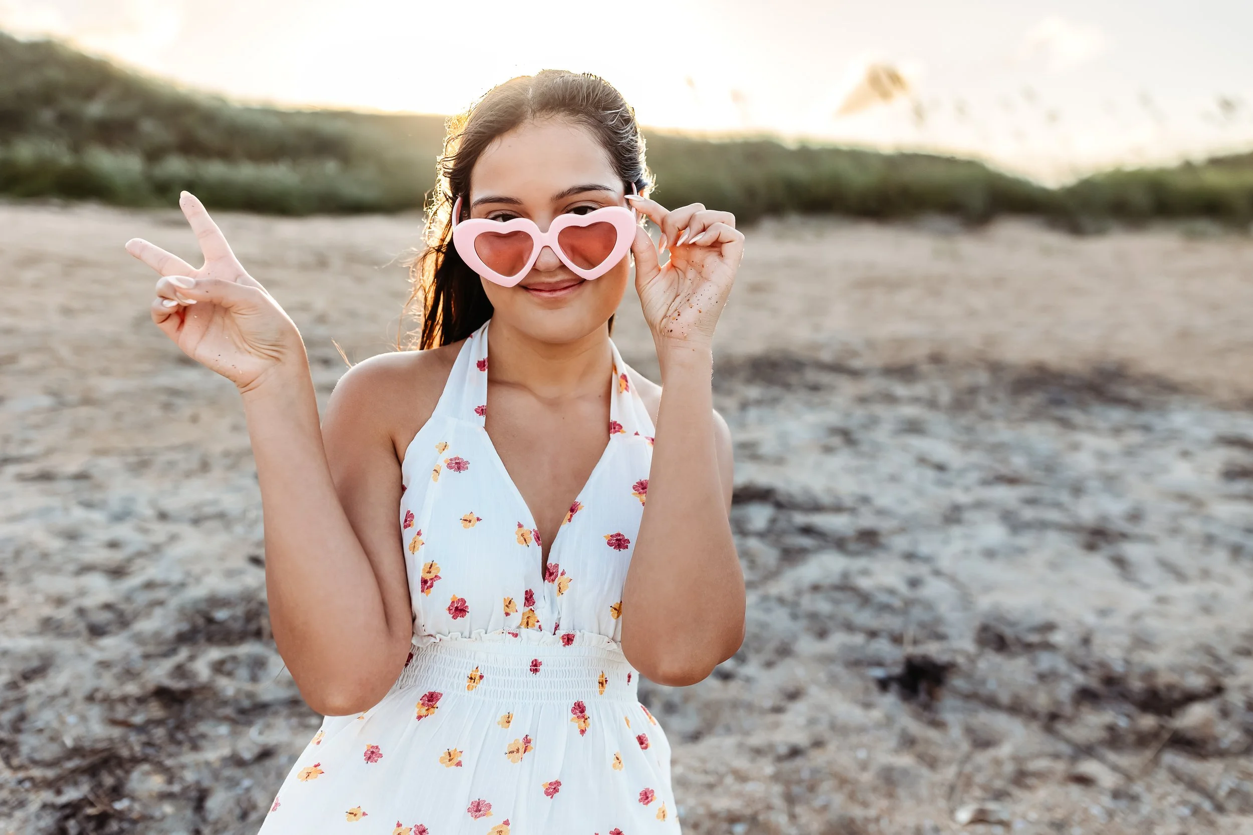 Senior Photos That Feel Like You: A Creative Beach Session Near Nocatee