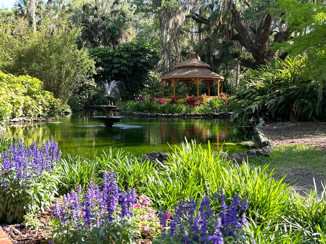 image of the gazebo at Washington oaks gardens