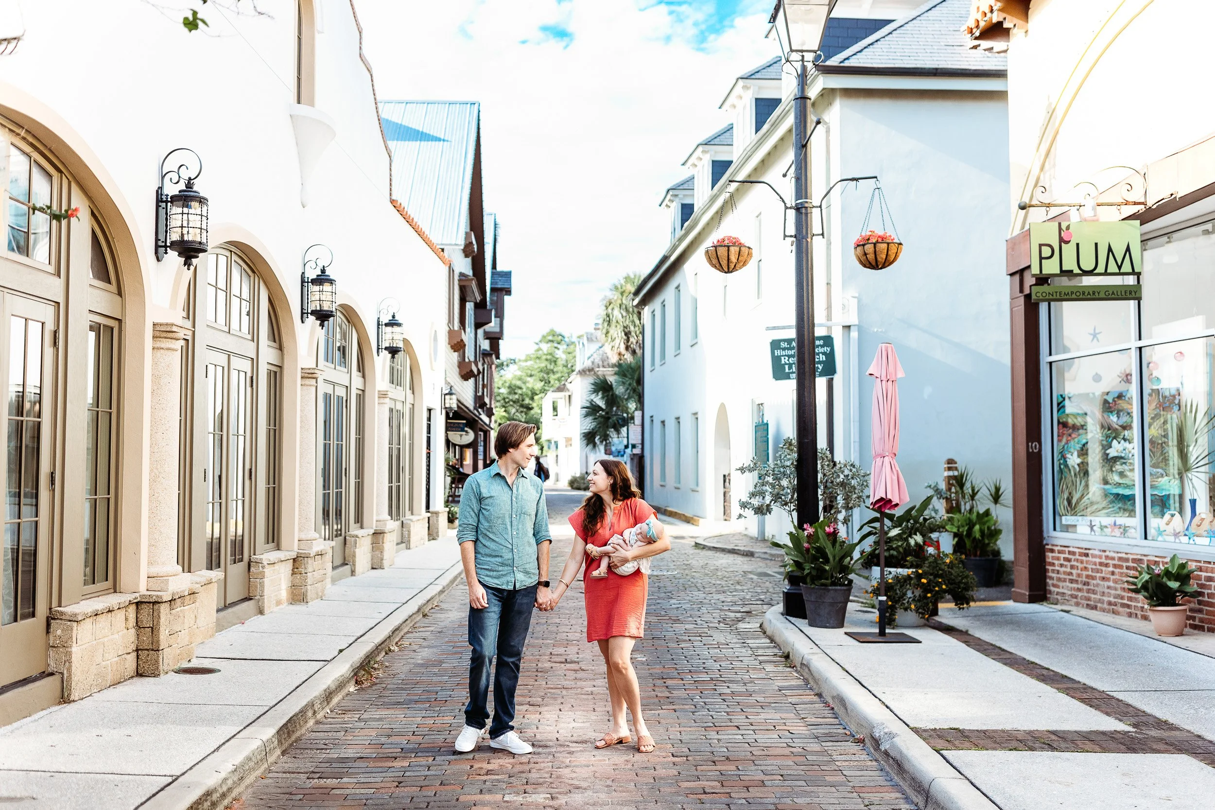 “Historic downtown St Augustine Florida St George Street”