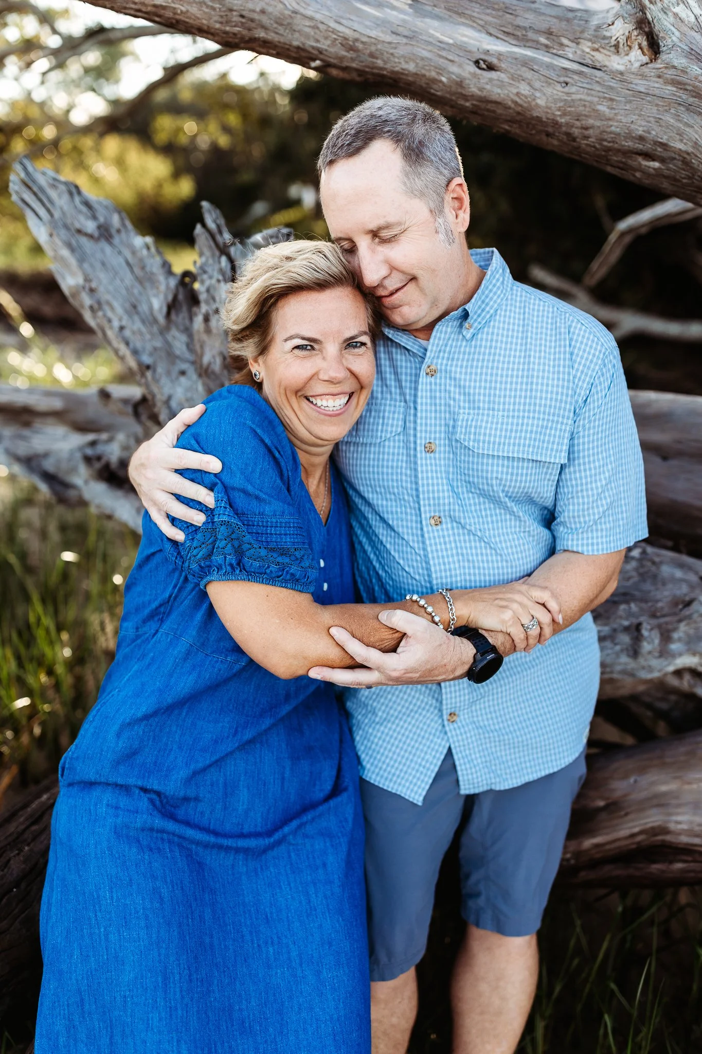 Couple enjoying a sunset in Jacksonville Florida