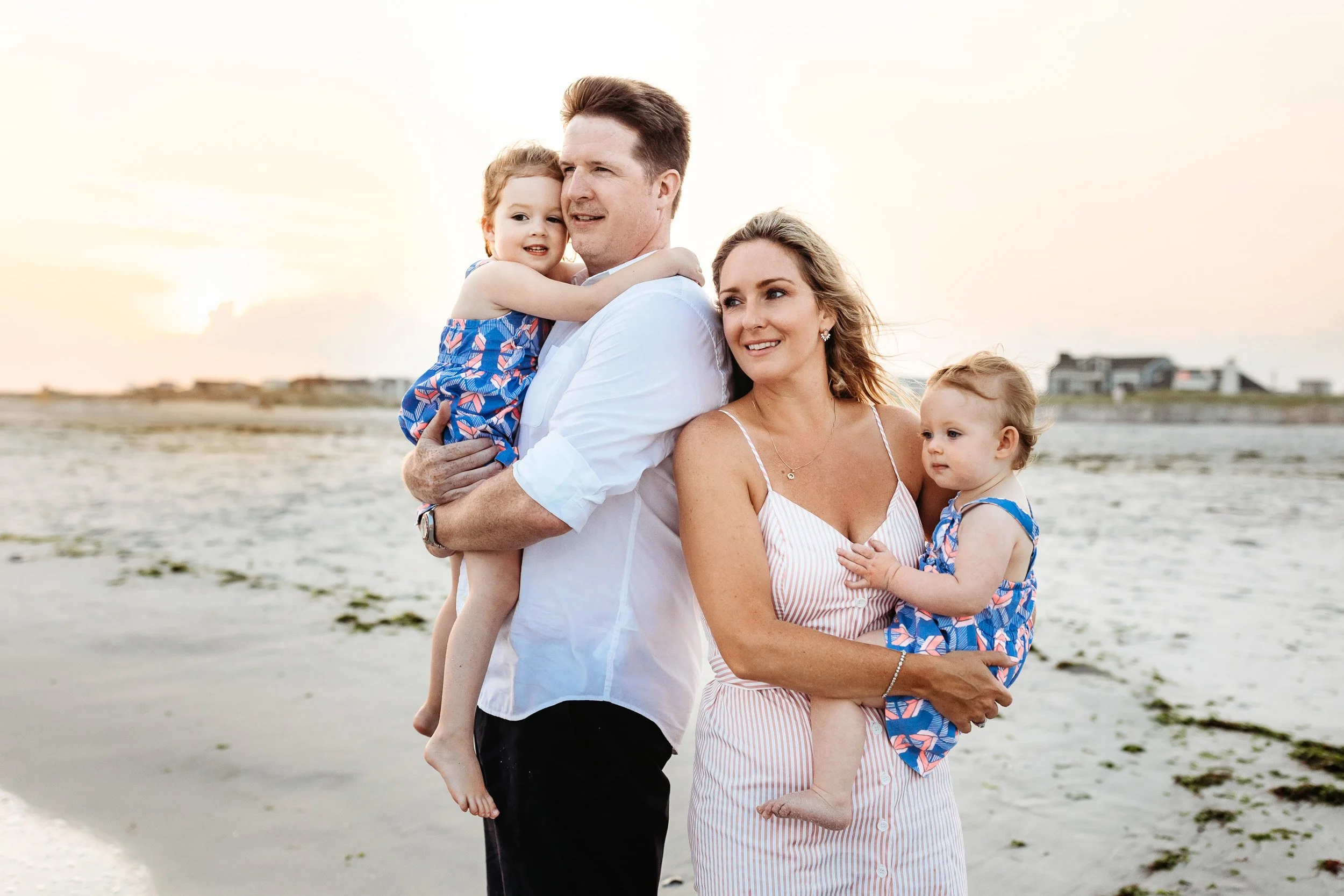 Intimate candid family portrait, natural light lifestyle session, st augustine