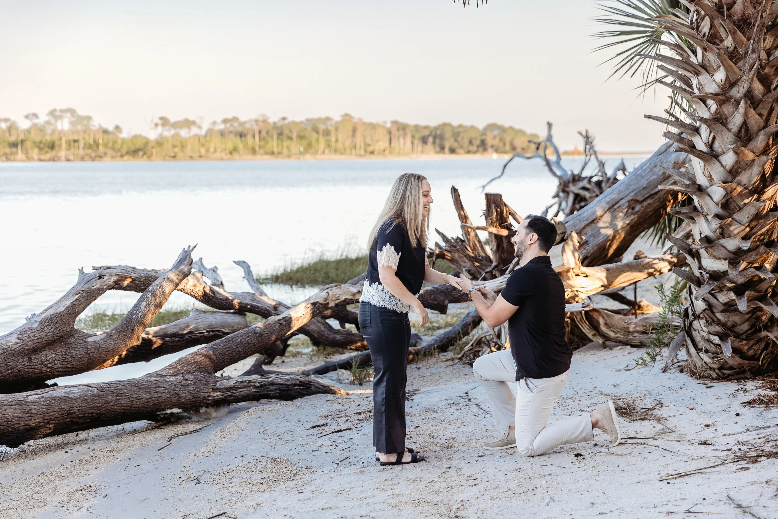 quiet waterfront proposal location near St. Augustine
