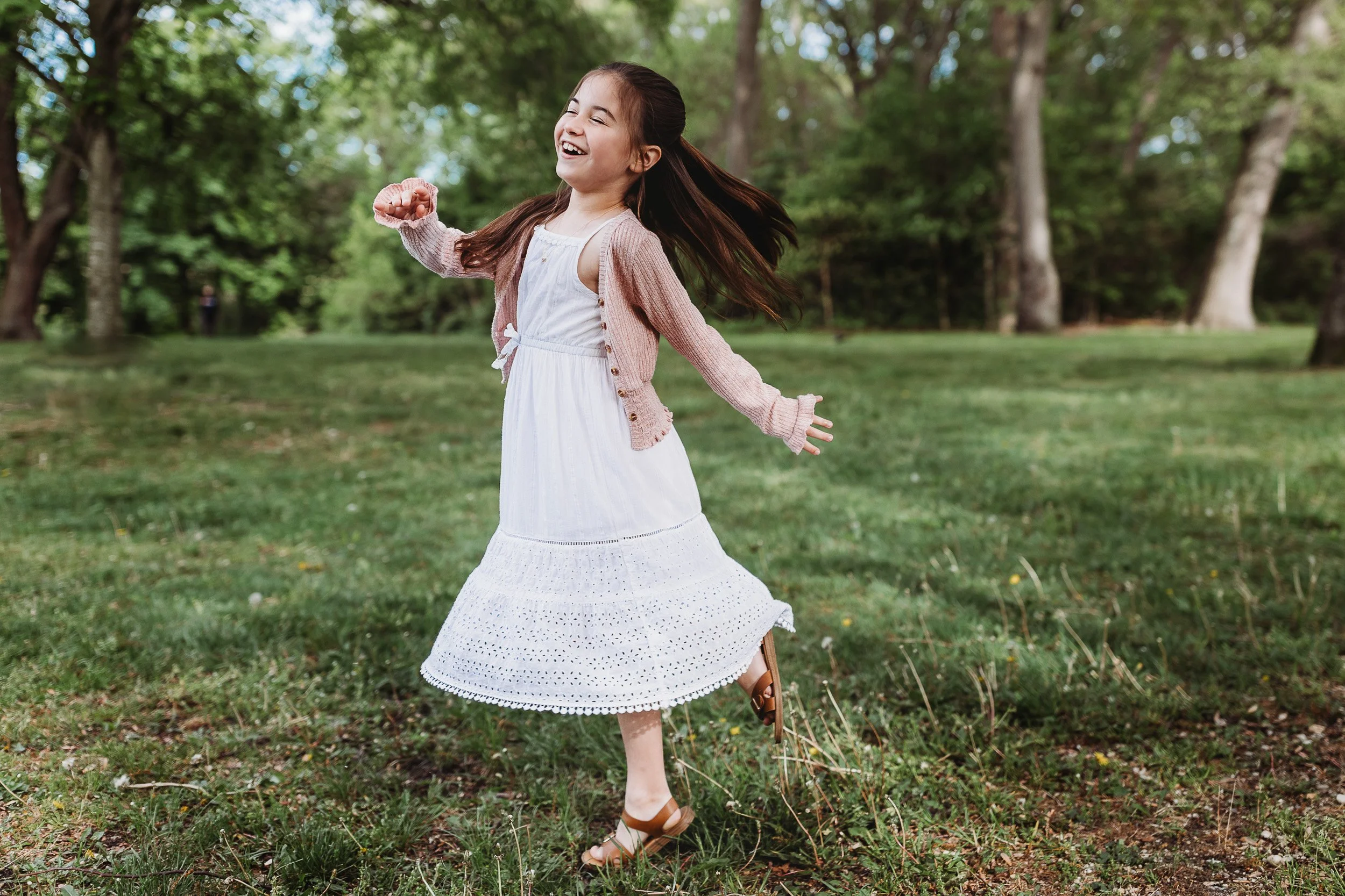 Spring family portraits at Washington Oaks Gardens State Park in Palm Coast