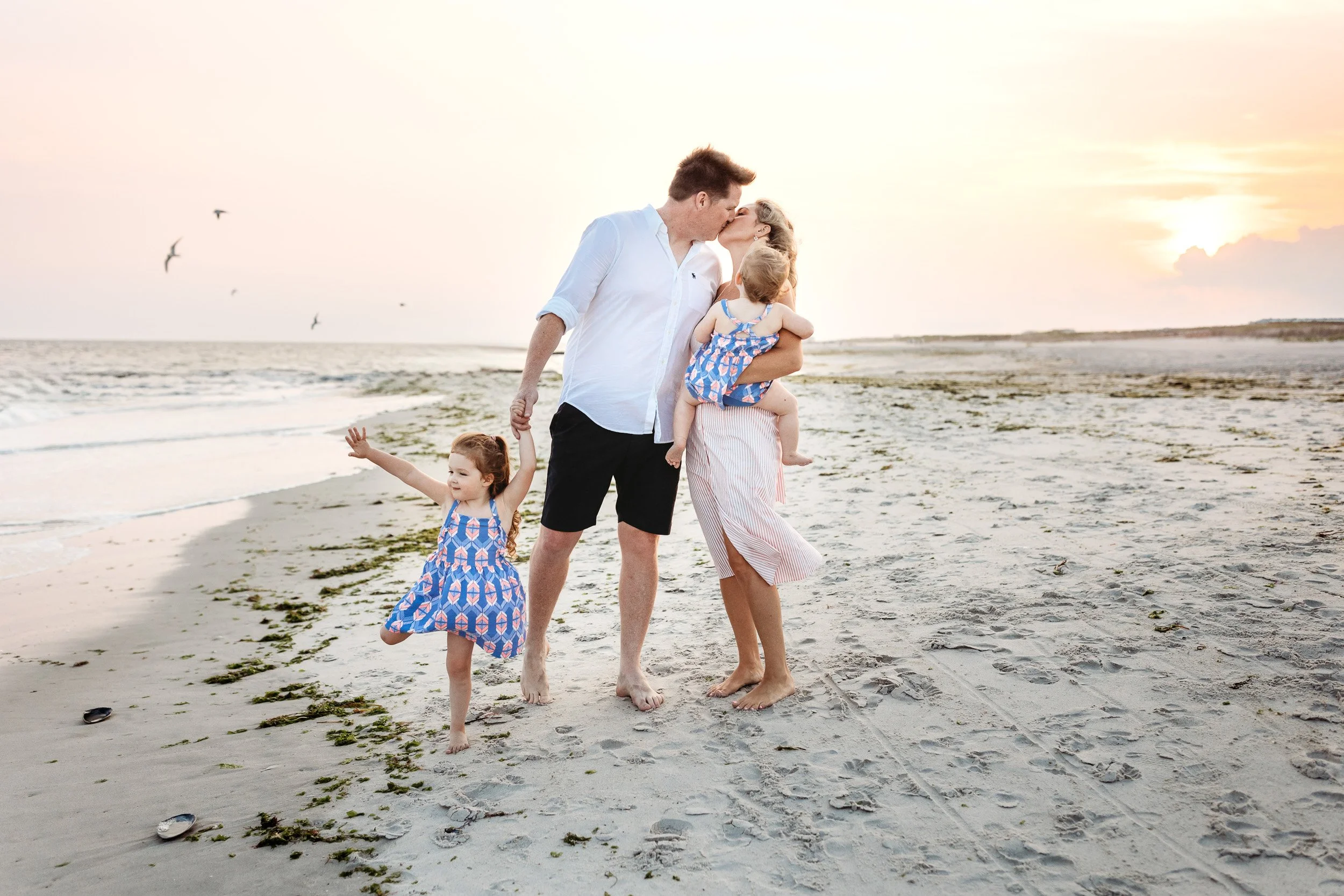 Intimate candid family portrait, natural light lifestyle session, Ponte Vedra