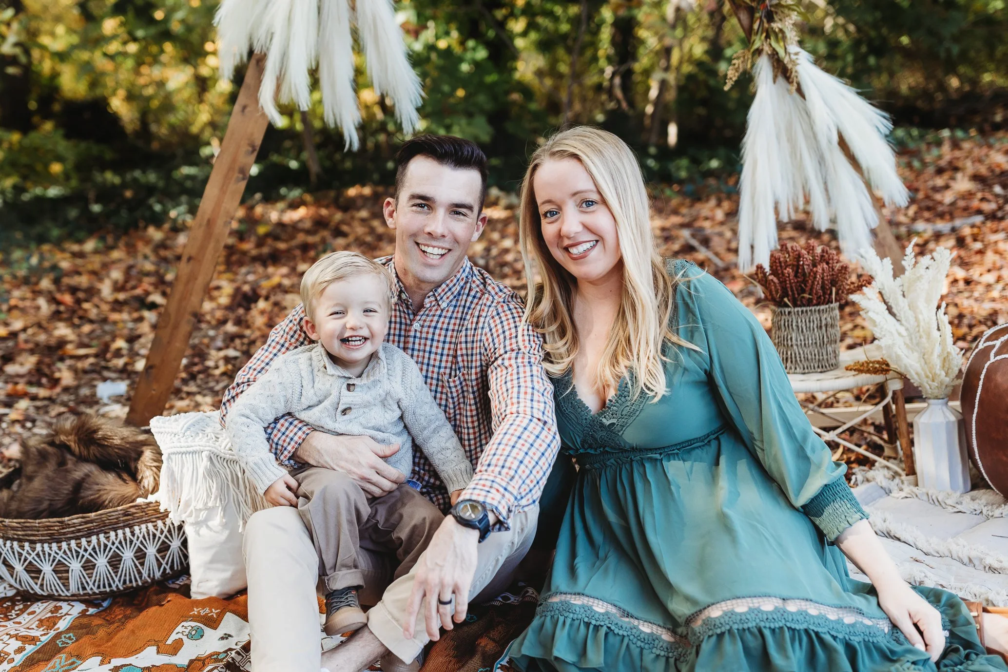 mom in baltic born dress in twenty mile park