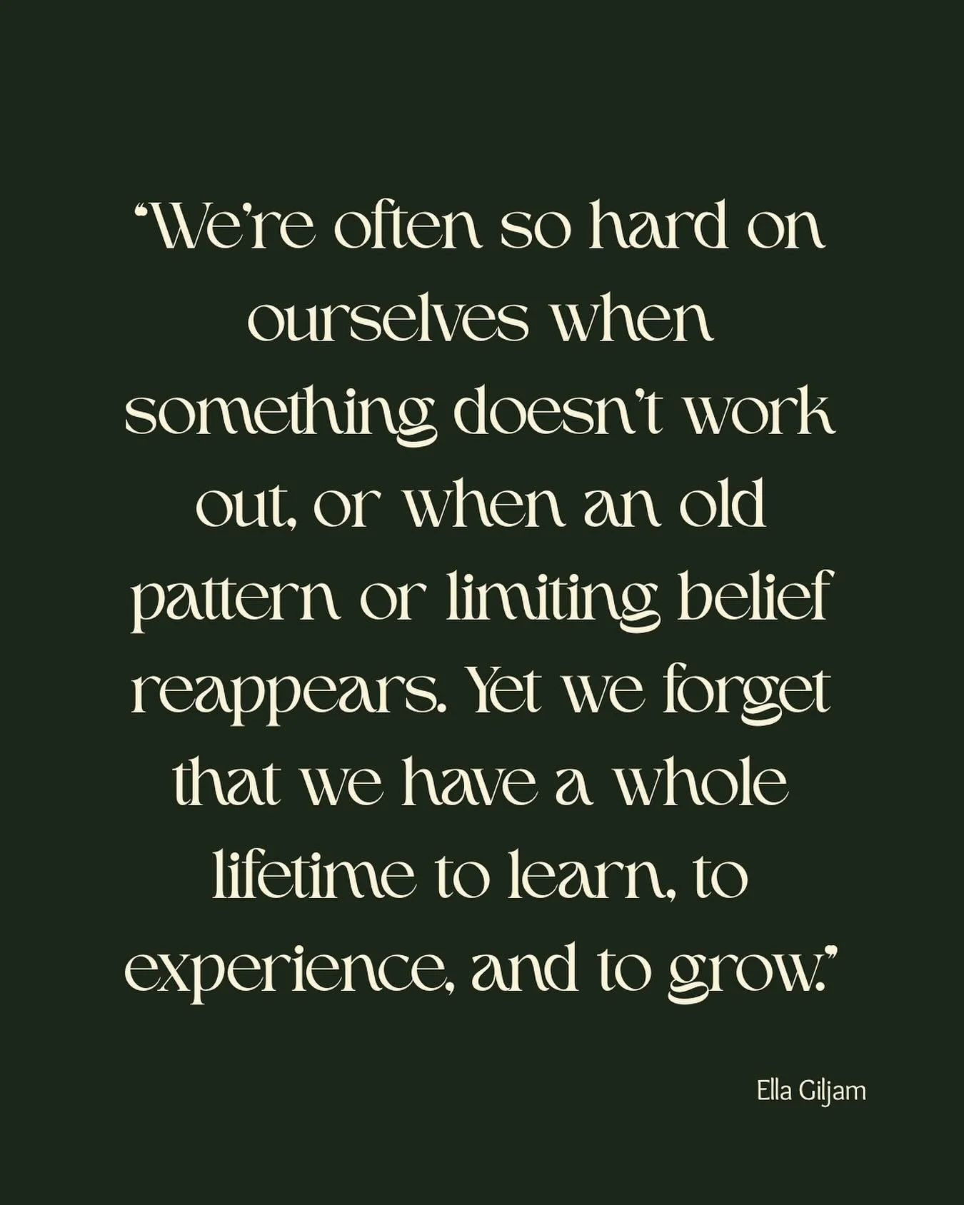 A Lifetime to Learn &amp; Grow ✨
 The biggest gift Astrology gave me? Learning that we have an entire lifetime to learn, experience, and grow.

Those themes that keep showing up in my life? I&rsquo;ve signed up for them in this lifetime. And that rea