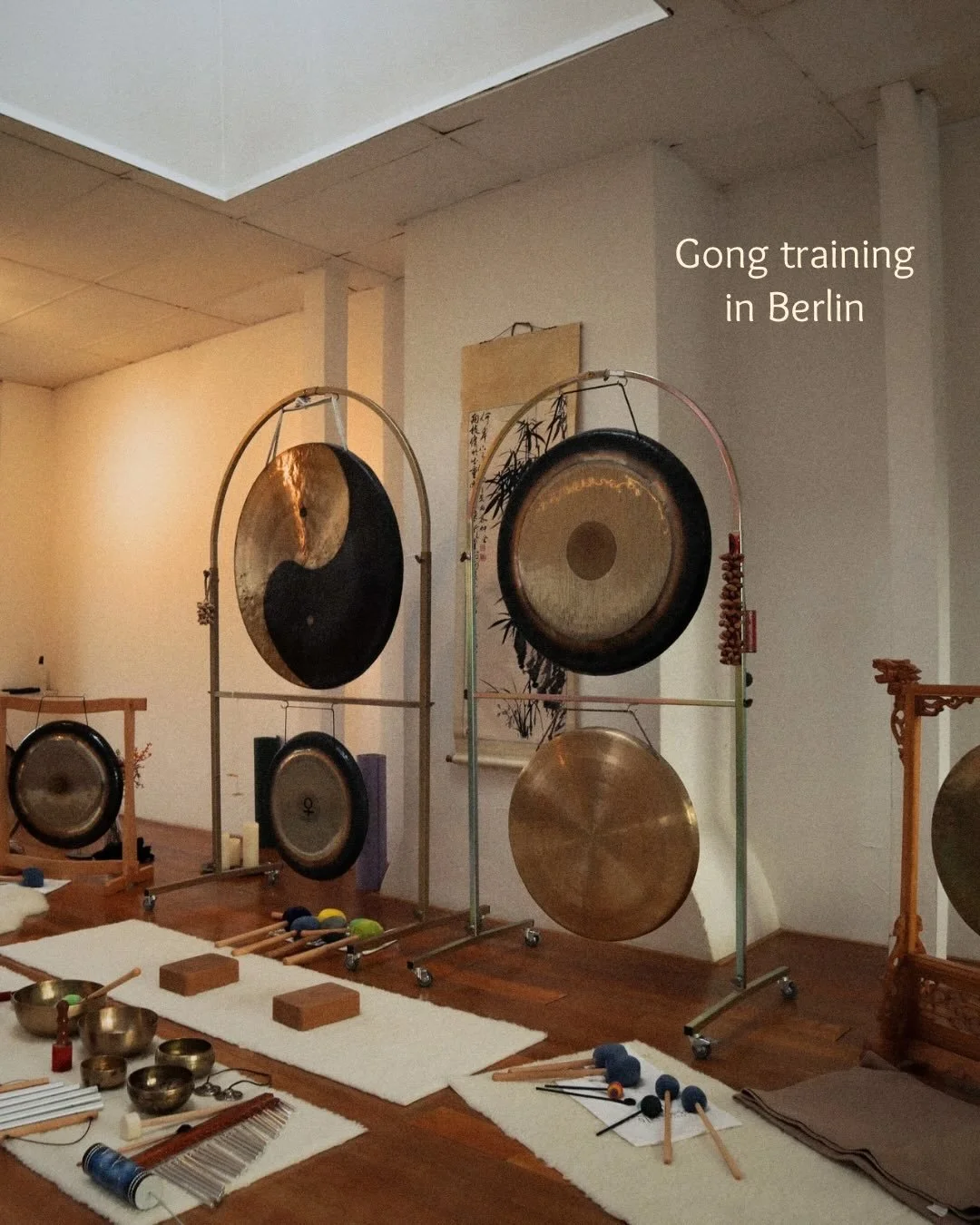 Diving deeper into sound 🎶

What a beautiful weekend it was. I still can&rsquo;t fully find the words to describe my experience of diving deeper into sound and especially the gong last weekend in Berlin with @lucieandreyoga at @yogaonthe.move 🌸

It