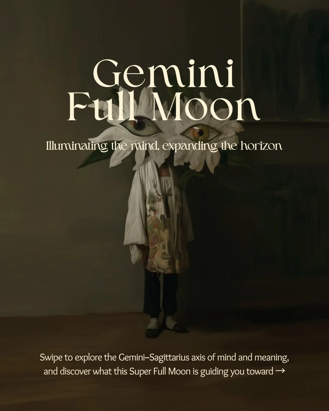 The final Super Full Moon of 2025 ✨

Tonight at 12:13 AM (CET), the Moon reaches her peak in Gemini &mdash; illuminating the mind, inviting clarity, and asking you to pause before the year closes.

This is a moment to connect the dots. To see what&rs